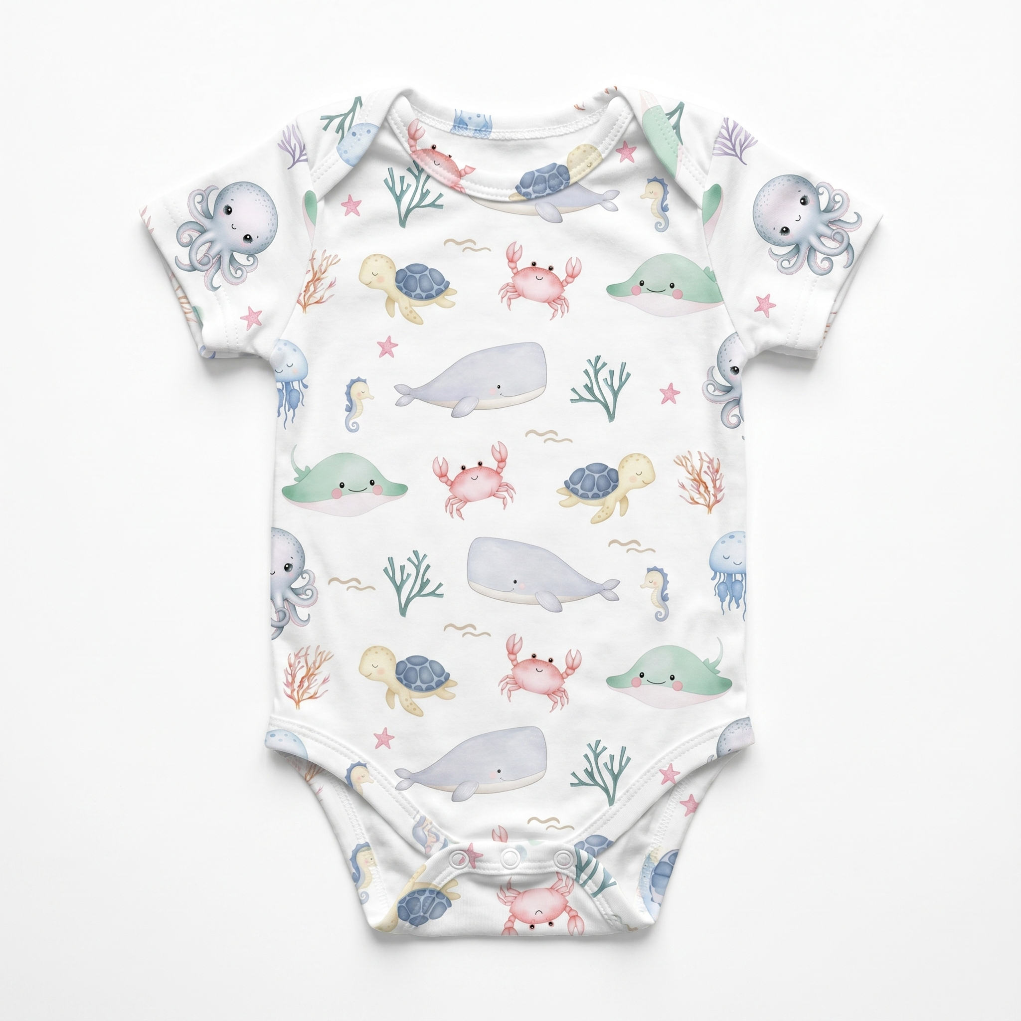 Bodysuit in Sea Animals