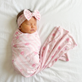 Personalized Swaddle in Rosy