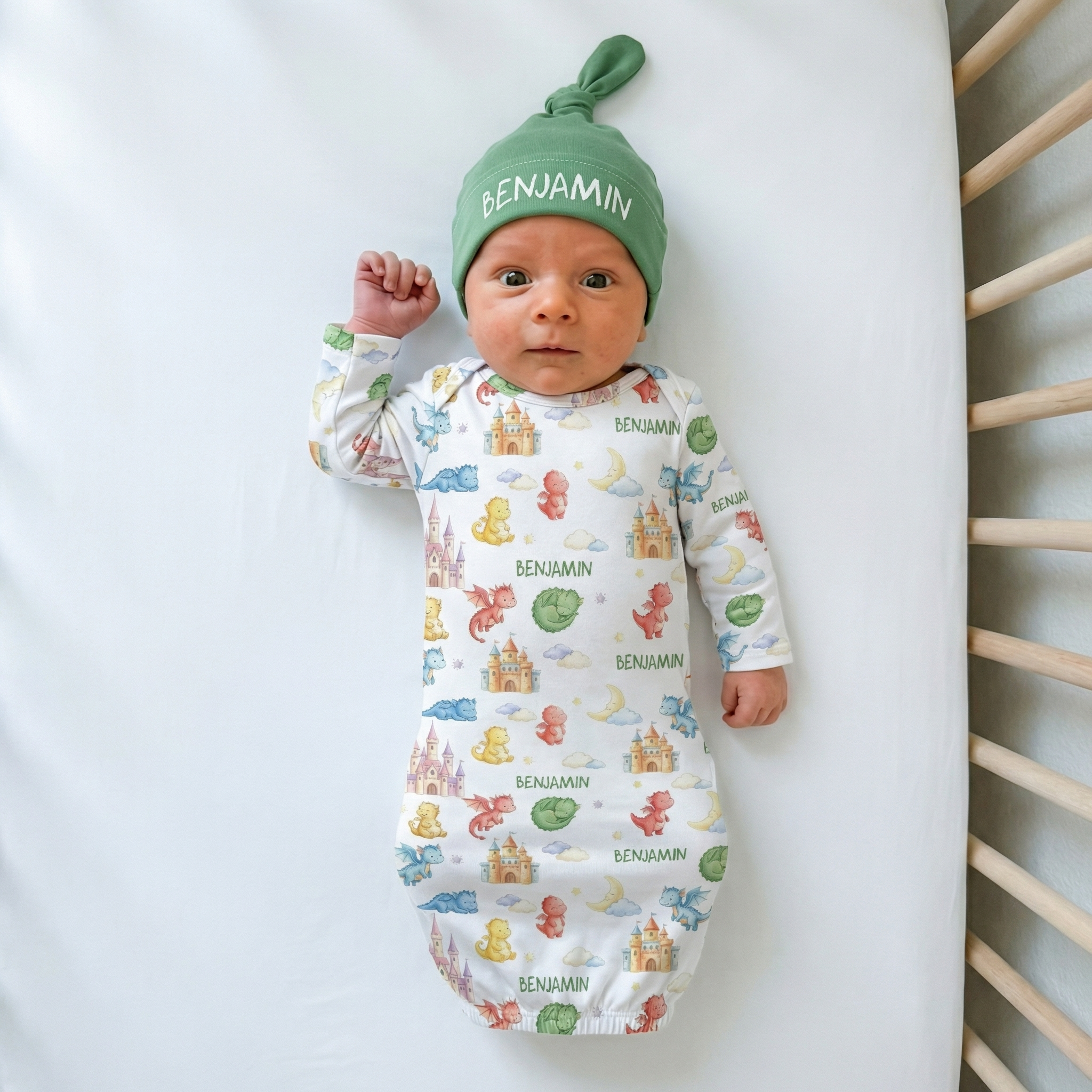 Personalized Sleep Gown in Dragon Kingdom