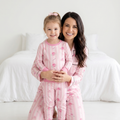 Pajama Set in Rosy