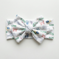 Personalized Bow Headband in Sea Animals