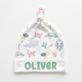 Personalized Knotted Hat in Sea Animals