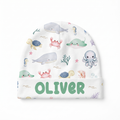Personalized Beanie in Sea Animals