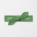 Personalized Knotted Headband in Emerald Green