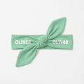 Personalized Knotted Headband in Coastal Aqua